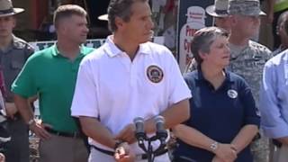 preview picture of video 'Governor Cuomo Tours Hurricane Irene Damage in Prattsville and Provides Update'