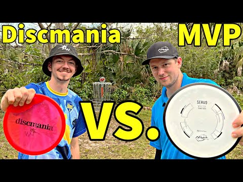 SIMON CHALLENGING CASEY WITH HIS NEW BAG!!! (Discmania vs. MVP)