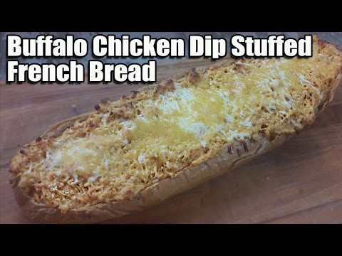 Recette Buffalo Chicken Dip-Stuffed Bread