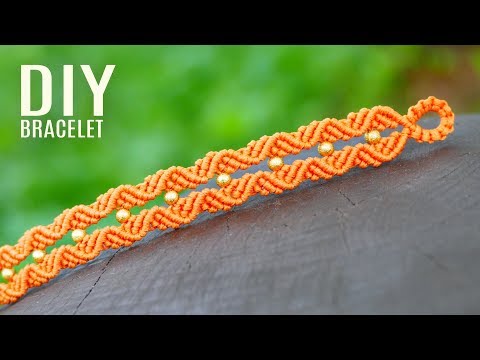 Spiral Macrame Patterns DIY Macrame Spiral Bracelets