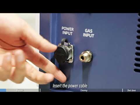 SFX AGC APC Handheld Air-Cooled Laser Cleaner IoT Version Operation Video#pulselasercleaningmachine