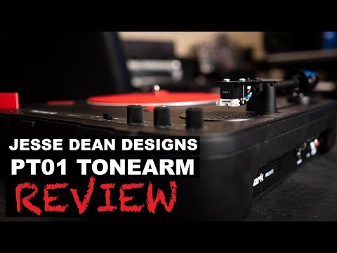 Jesse Dean Tonearm Review 2018 | JDDPTA for Numark PT01 Scratch