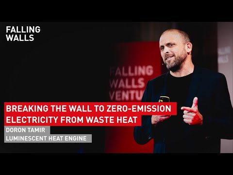 Luminescent heat engine: breaking the wall to zero-emission electricity from waste heat logo