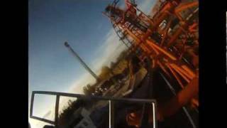 preview picture of video 'Mumbo Jumbo Roller Coaster @ Flamingo Land with GoPro HD POV'