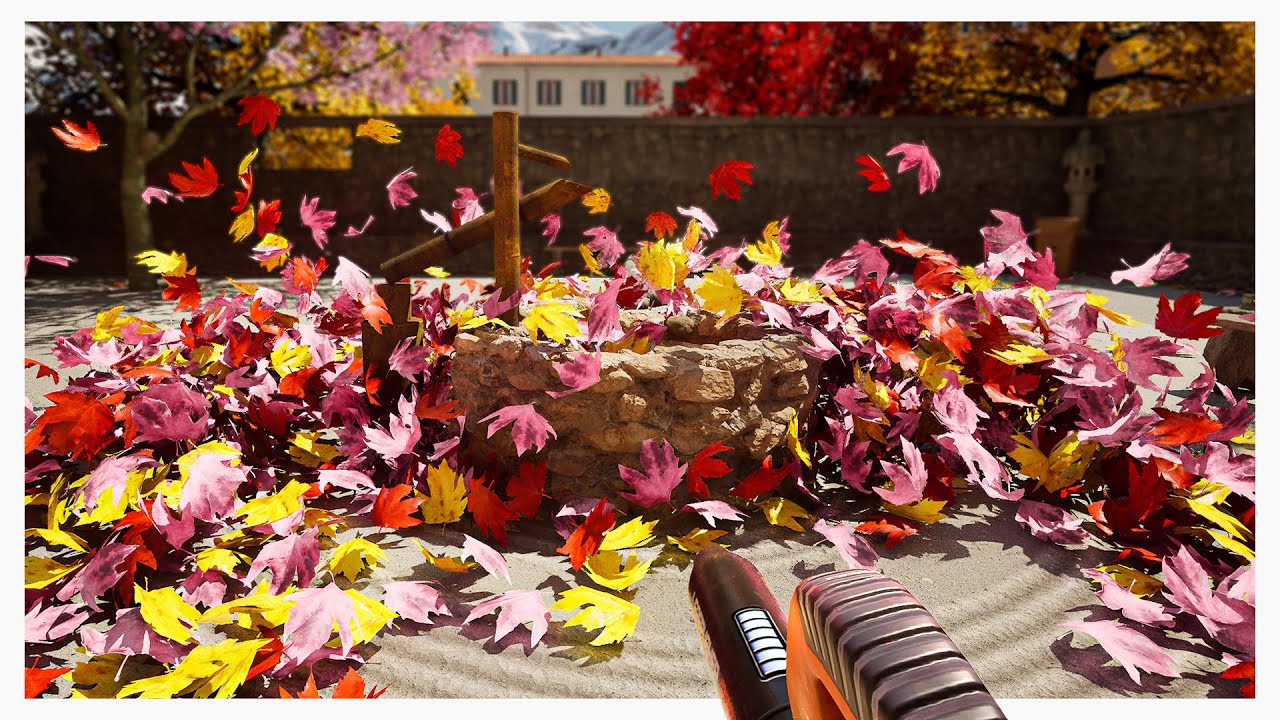 This Leaf Cleanup Game is WAY TOO SATISFYING