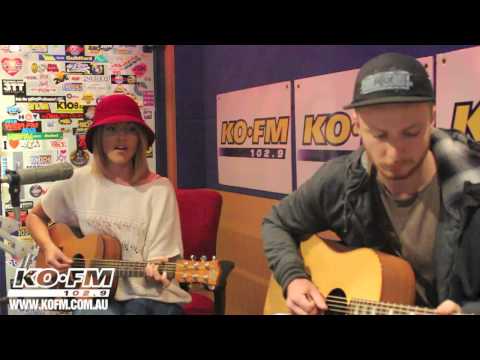 Kylie Jane performs for Tanya and Steve on KOFM