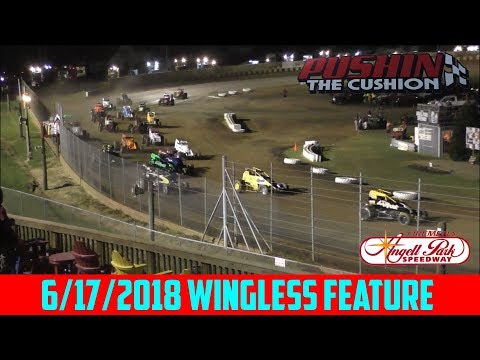 Angell Park Speedway - 6/17/18 - Wingless Sprints - Feature