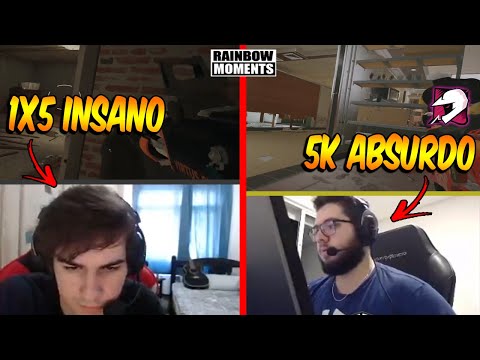 5K ABSURDO DO PALUH, 4K MONSTRO DO GOHAN, 1x5 INSANO DO RHYZE E MAIS - MELHORES MOMENTOS LIVES R6