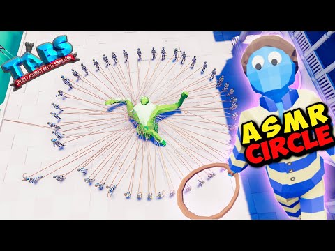 ASMR Circle!!! POISON LASSO BOI Circle vs Every Faction - TABS LEGACY UPDATE MODS GAMEPLAY
