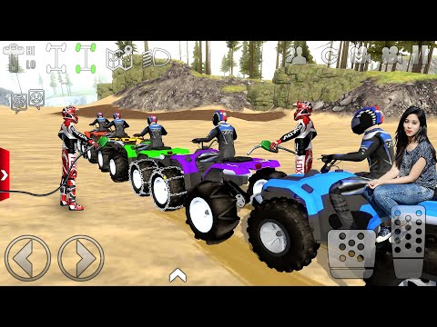 Extreme Off-Road Driving Dirt Quad Bikes - Offroad Outlaws motor bike game Android Gameplay