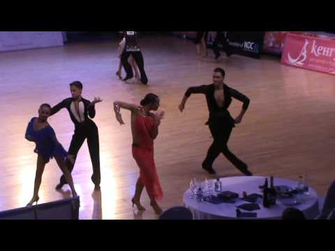 Зимняя Звезда 2017 Юниоры - 2 Финал Ча-Ча Titivkin Artem - Sviridova Ekaterina