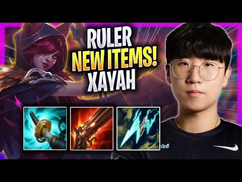 RULER TRIES XAYAH WITH NEW ITEMS! - GEN Ruler Plays Xayah ADC vs Samira! | Season 2023