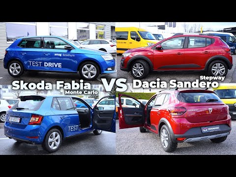 Dacia Sandero Stepway 2021 vs Skoda Fabia Monte Carlo 2021
