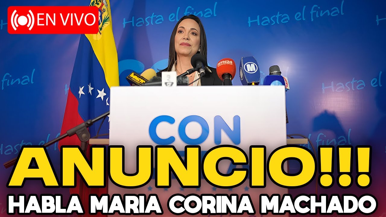 🔴URGENTE! HABLA MARIA CORINA MACHADO!!! 🔥NUEVAS ESTRATEGIAS PARA EL FIN DE MADURO!!!