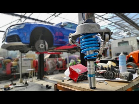 Installing Bilstein B16 coilovers on Audi RS5 b8.5