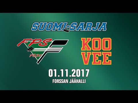 SUOMI-SARJA 2017-2018: 01.11.2017 FPS - KOOVEE 3-2