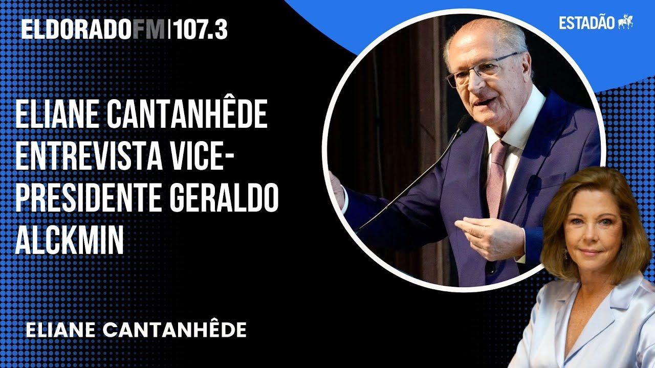 Eliane Cantanhêde entrevista vice-presidente Geraldo Alckmin