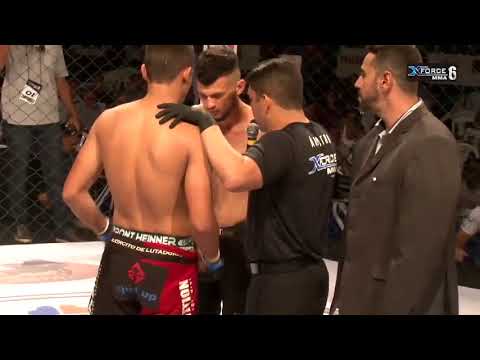 X FORCE MMA 6 - Luta 1 - 11/11/2017 - MATHEUS MACIEIRA VS DANIEL BORGES