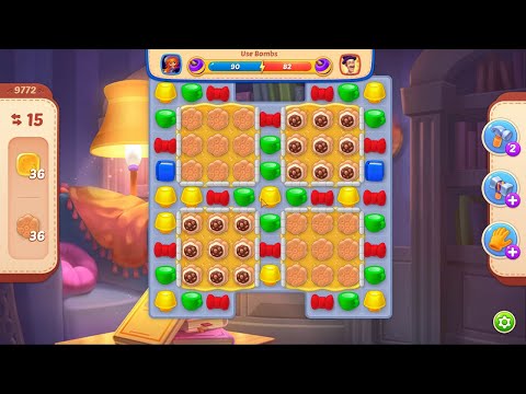 Homescapes Level 9772 No Boosters Gameplay