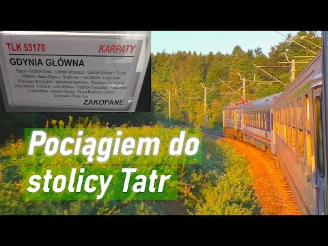 W góry pociągiem TLK Karpaty o poranku | Kraków Główny - Zakopane