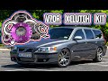 XCLUTCH KIT Twin Discs UNSPRUNG Installation I VOLVO V70R Build Part 16