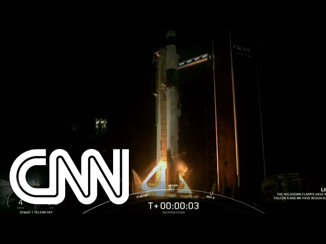 SpaceX realiza com sucesso lançamento da primeira viagem só com civis ao espaço | EXPRESSO CNN