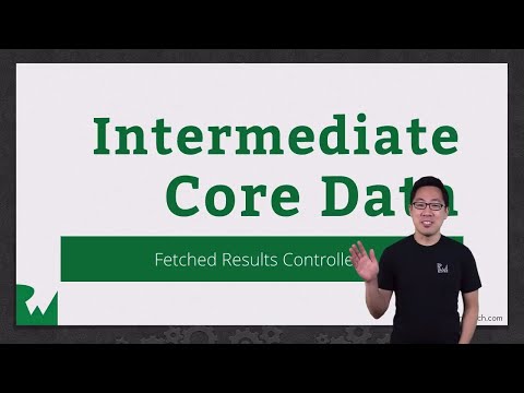Introduction Beginning Core Data raywenderlich com