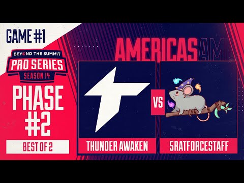 Thunder Awaken vs 5RATFORCESTAFF Game 1 - BTS Pro Series 14 AM: Phase 2 w/ rkryptic & neph