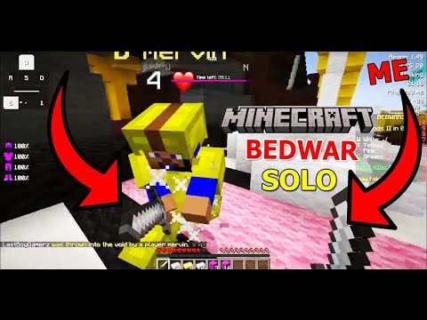 Sahab goes crazy in EPIC Minecraft Bedwars solo