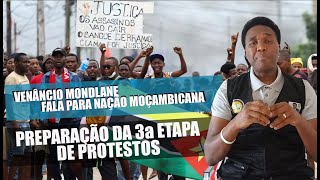 Venancio Mondlane fala a nacao