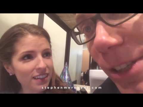 Anna Kendrick & Stephen Merchant on Set of Table 19 +INTERVIEW