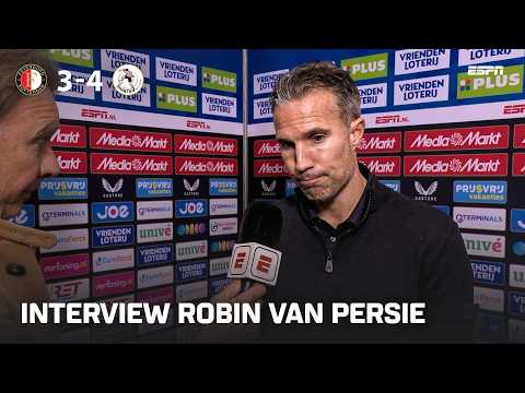 Robin van Persie: “Het is gewoon HEEL ZUUR, qua kansen had je RECHT OP MEER” 😬 | Interview
