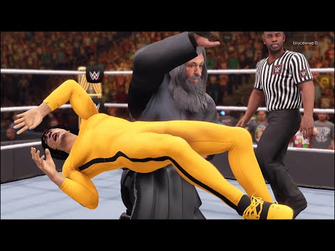 WWE 2K22 - Gandalf vs. Bruce Lee - Dragon Fights 🔥🐲