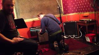 arto lindsay sound check at pete&#39;s candy store