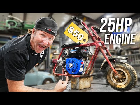 We Bought a $50 Mini Bike on Marketplace and Turned it into a Backyard BEAST!