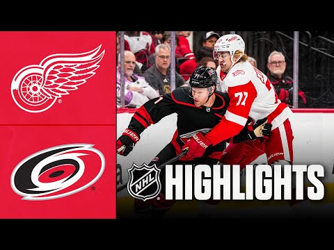 Red Wings vs. Hurricanes | NHL Highlights | December 27, 2025