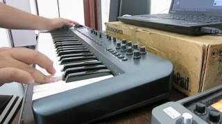 First Violin Solo of &quot;The Paradox of the Flame&quot; (Evergrey) on M-Audio Oxygen 49 3g