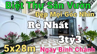 Tâm Tư Bán Biệt Thự Sân Vườn Quá Rẻ Nghỉ Dưỡng Đẹp Ngất Ngây Sổ Hồng Riêng ngay chợ bình chánh
