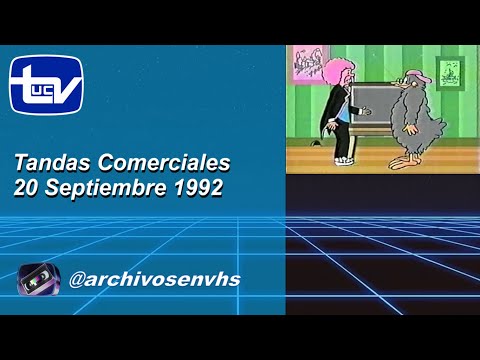 Tandas Comerciales Canal 13 UCTV - 20 Septiembre 1992