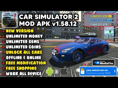 Unlocked All VIP Cars 🔥| Car Simulator 2 Mod Apk 1.58.17 Terbaru 2025 - Unlimited Everything