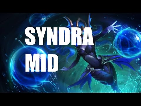 League of Legends SYNDRA MID GAMEPLAY!