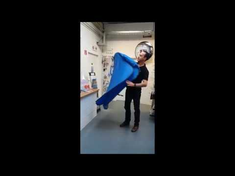 How to Fold a Balloon Transport Bag