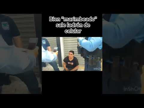 Sujeto que roba celular a una Dama fue arrestado y "Sopapeado" por ciudadanos en Progreso, Yoro.