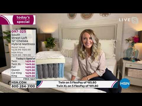 HSN | Home Sweet Home featuring South Street Loft Mattresses 06.25.2021 - 12 AM