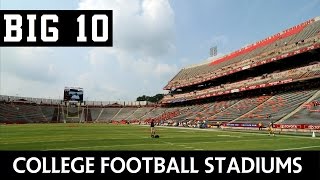 College Football Stadiums - Big Ten Conference (BIG10)