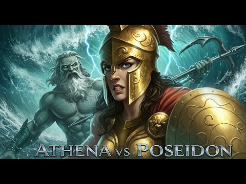Athena vs Poseidon : Greek Mythology
