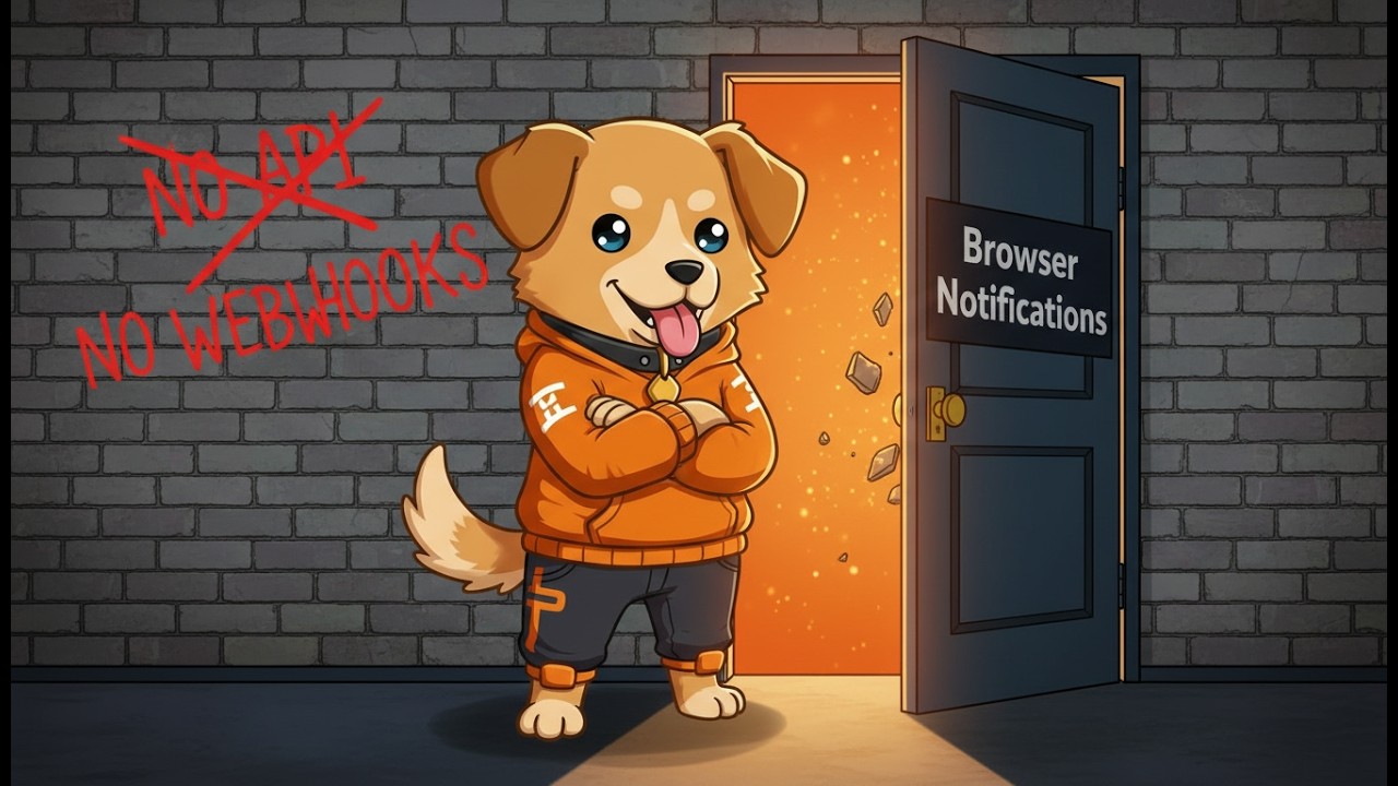 Browser Watchdog Demo: Triggers from Tab Notifications