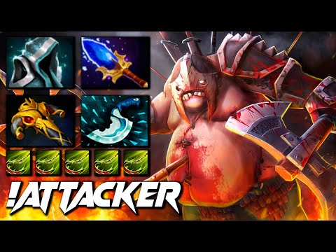 !Attacker Pudge - Dota 2 Pro Gameplay [Watch & Learn]