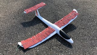 Toy Airplane vs 1000 Firecrackers