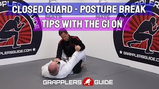 Closed Guard Posture Break Gi